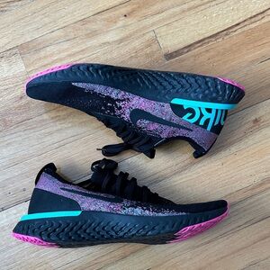 Nike Mens Epic React 1 Black/Black/Hyper Jade BV1572-001 l sz 10.5 NWOT